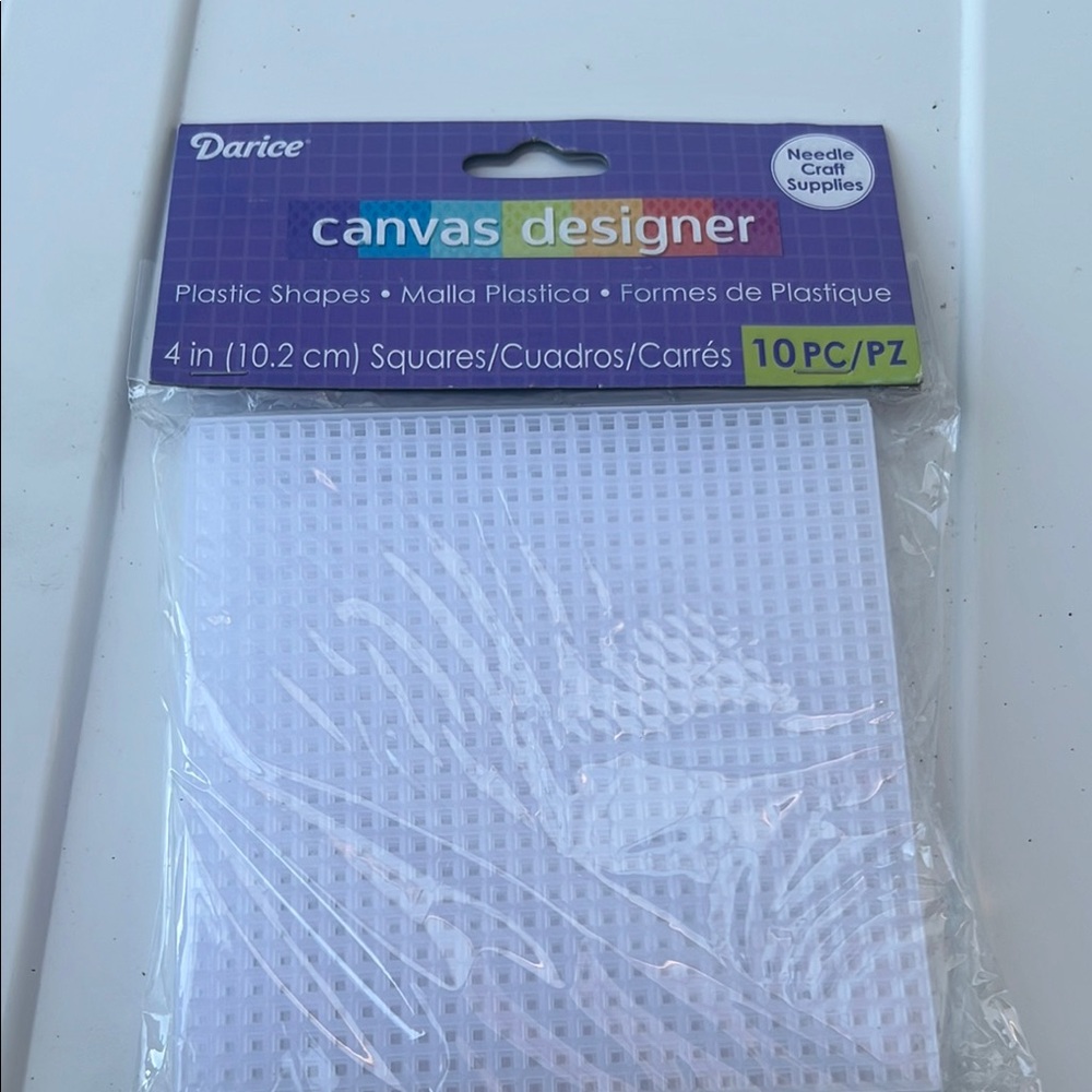 Darice Canvas Designer Plastic Shapes Set